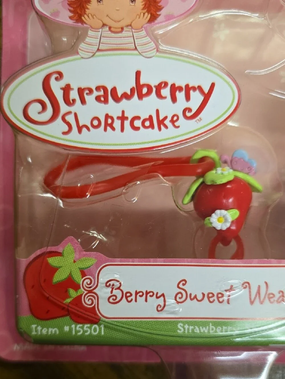 Strawberry Shortcake Berry Sweets Wearables Keychain Charm Set